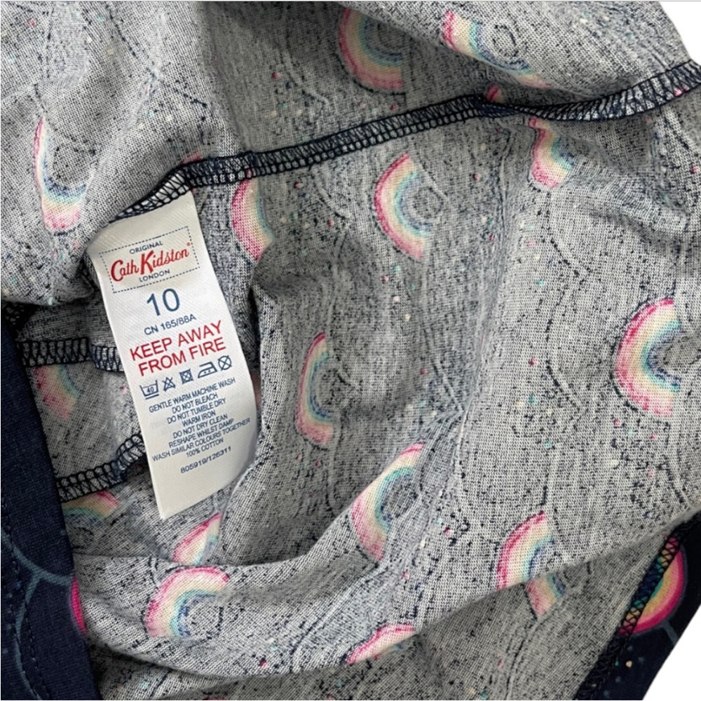 NWT 🌈 Cath Kidston Rainbow Jersey Dress, US 6 - Picture 5 of 7
